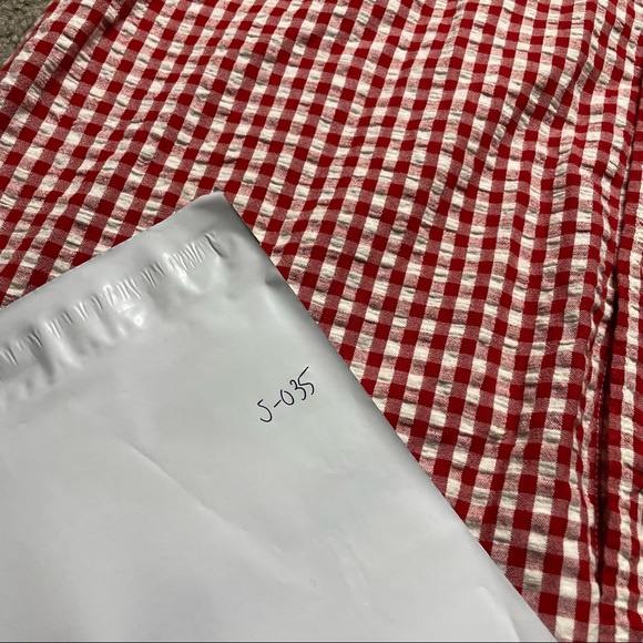 Orvis Short Sleeve Shirt Soft Cotton Check Red Mens Large - Picture 11 of 12